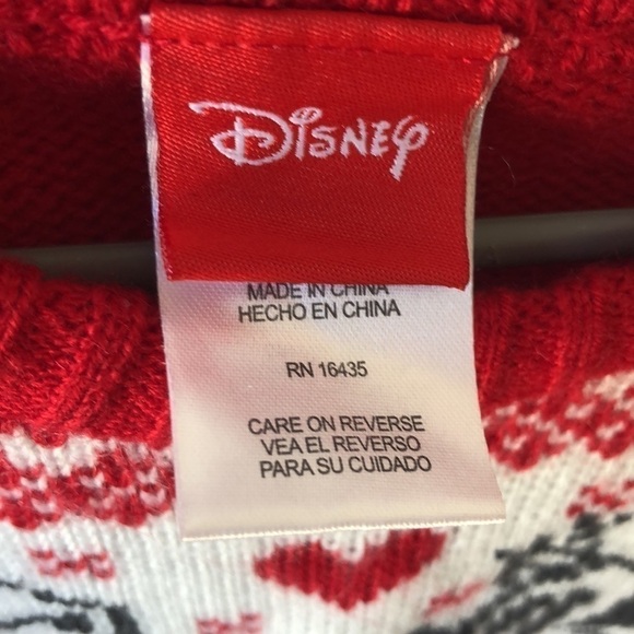 Mickey and Minnie Disney Christmas Sweater | SIZE 12M - Picture 3 of 5